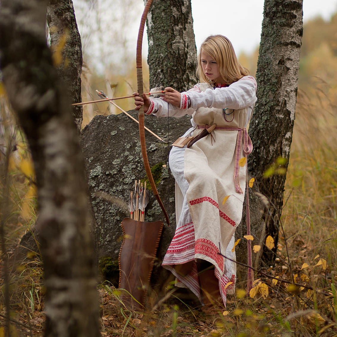 Sexy photo Girls in Slavic costumes in Xining